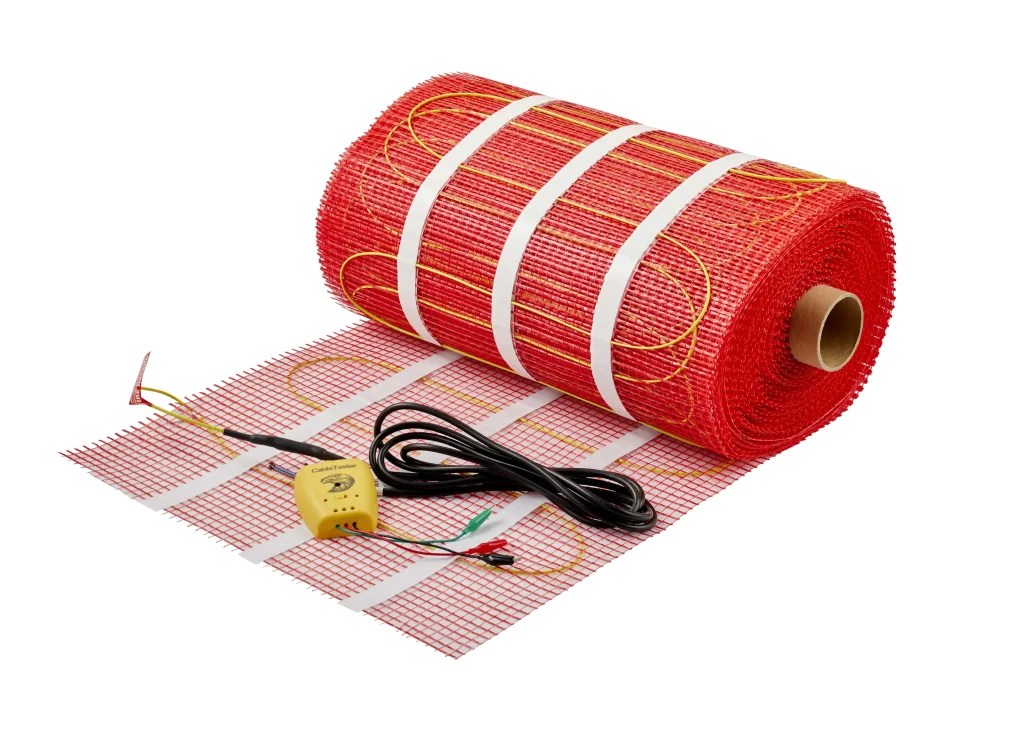 Under Timber heating mat with 3-meter-long cold tail