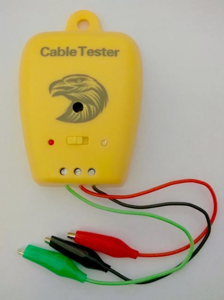 Monitor that is used as a cable tester for floor heating cables/Mat