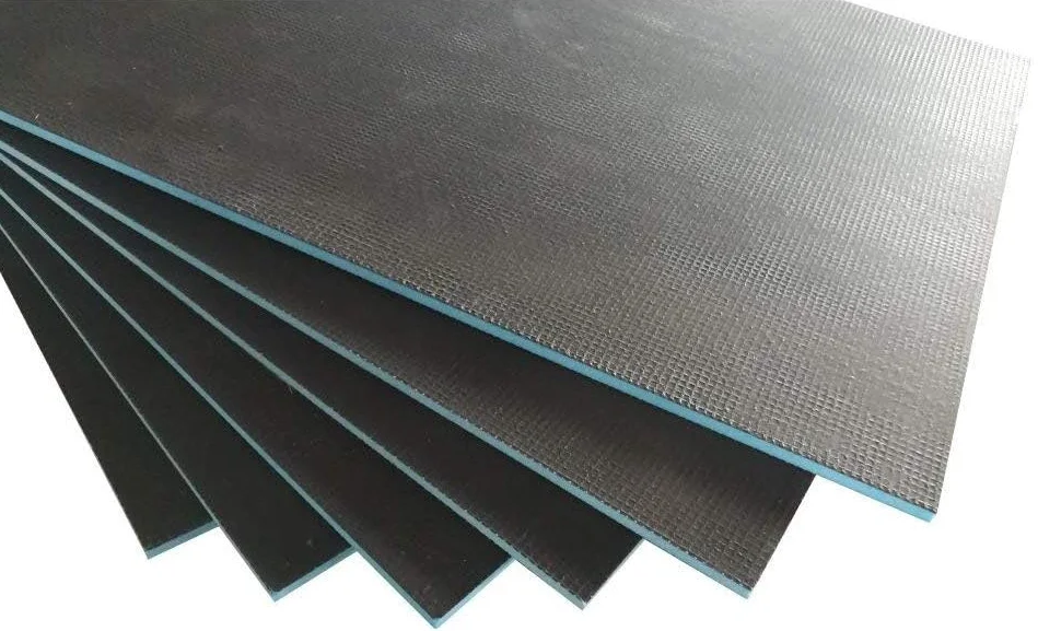 Another angle of multiple Coldbuster rigid insulation board