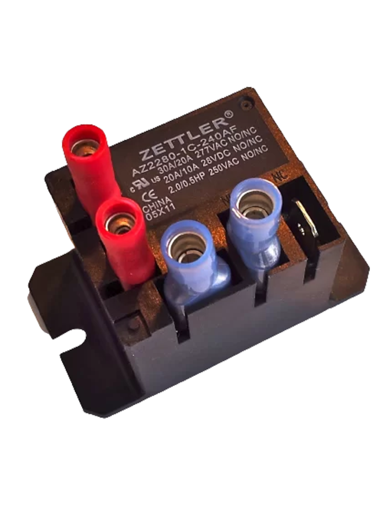 Photo of contactor with lugs for wiring